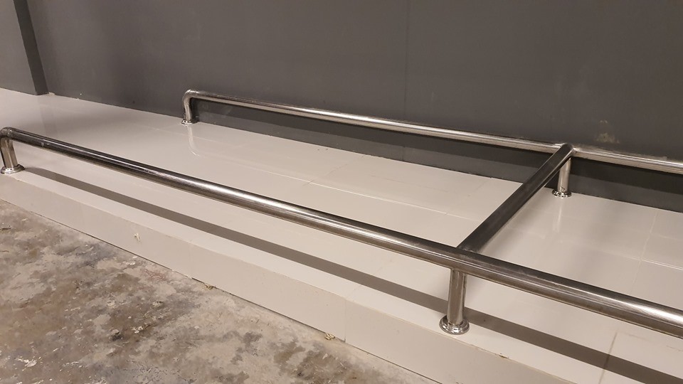 ราวบันไดสแตนเลส ราวกันชนสแตนเลส